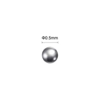 sourcing map G100 presné ložiskové guľôčky z nehrdzavejúcej ocele 304 - 0,5 mm - 2000 ks 2