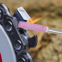 sourcing map Gyémánt Láncfűrész Élező Készlet - 12 db 4mm/5/32" Kerámia Köszörűkő Elektromos Láncfűrészhez 6