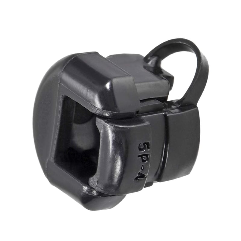 sourcing map okrúhla káblová priechodka 6,4-7,6 mm - čierna - 17 ks