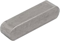sourcing map Kulcskarika Rozsdamentes Acél 20x5x5mm 4db 2