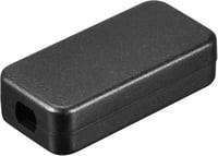 sourcing map Porálló Mini Csatlakozó Doboz 40x20x10,5mm Elektromos Projektekhez Fekete 10db - Minimal, Black, Plastic 1