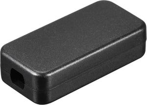 sourcing map Mini razvodna kutija otporna na prašinu 40x20x10,5 mm ABS - crna - 10 kom.