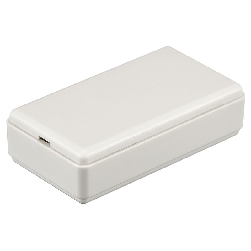 sourcing map Prachotesná mini rozvodná skrinka 50x27x14 mm ABS - sivá - 3 ks