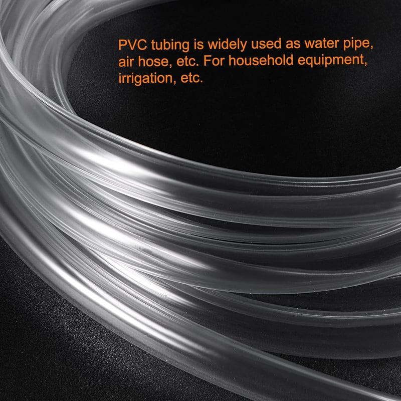 sourcing map PVC cső 3mm belső átmérő 4mm külső átmérő 3 méter kondenzációs vízcső