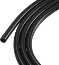 sourcing map Szilikon Cső 5mm Belső Átmérő Fekete Magas Hőmérséklet Vízvezeték Levegővezeték - 5mm x 6mm, Black 1