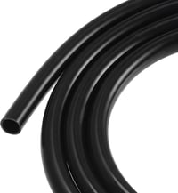 sourcing map Szilikon Cső 8mm Belső 10mm Külső Átmérő 2m Fekete Magas Hőmérséklet - 8 x 10 mm, Black 1