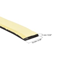 sourcing map spužvasta traka, crna - 10 m x 10 mm x 1 mm 2