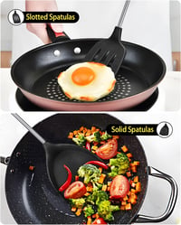 SouxMux szilikon spatula 2db wok lapát nem tapadó BPA mentes hőálló 7