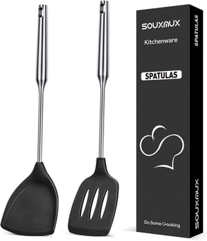 SouxMux set silikonske špatule i lopatice za wok - 2 kom.