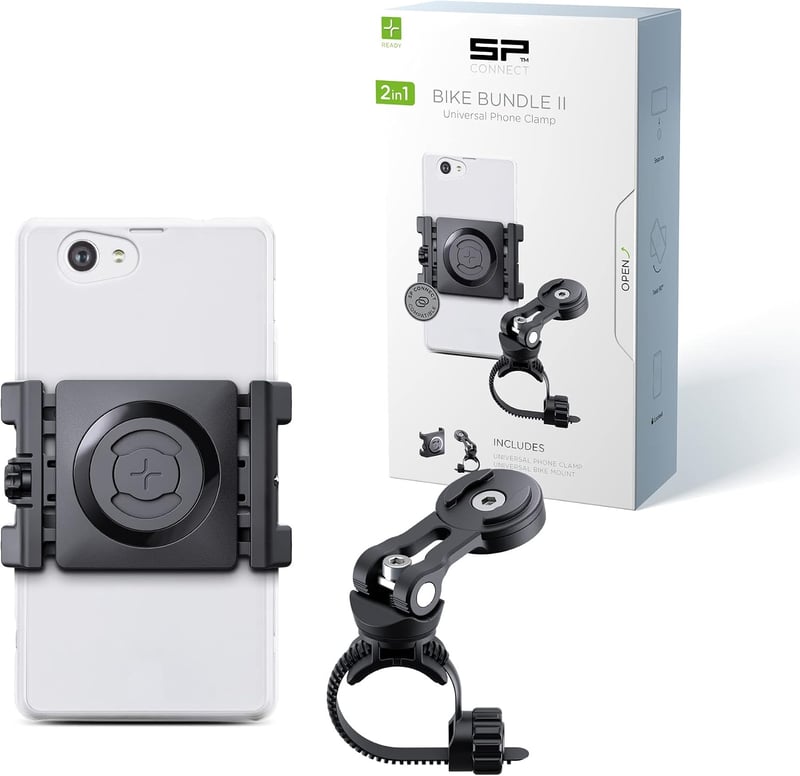 SP Connect Bike Bundle Universal Clamp SPC+ kerékpáros telefontartó bilincs - fekete