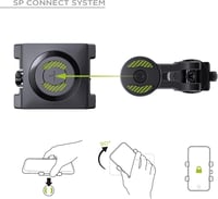 SP Connect Bike Bundle Universal Clamp SPC+ kerékpáros telefontartó bilincs - fekete 3