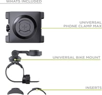 SP Connect Bike Bundle Universal Clamp SPC+ kerékpáros telefontartó bilincs - fekete 2