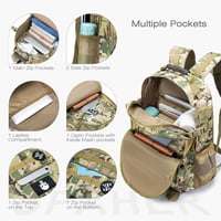 SPAHER B721 Unisex Hátizsák Iskolai Munka Utazás 6