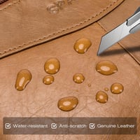 SPAHER Férfi Bőr Táska - Retro Barna Válltáska iPad Kompatibilis, Üzleti Aktatáska, Crossbody Oldaltáska Utazáshoz, Munkához 6