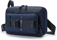 SPAHER Kék Vízlepergető Válltáska - Unisex Crossbody Táska 5L, iPad 10" Kompatibilis, Cordura Anyagból, Városi Kiránduláshoz, Túrázáshoz 1