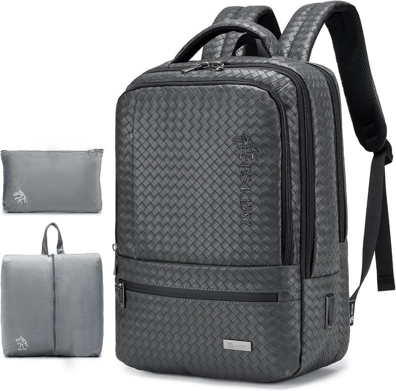 SPAHER Kézipoggyász Hátizsák 40x30x15 cm - Laptoptartós Utazótáska 15,6" Méretű Laptophoz, Vízálló Üzleti Hátizsák British Airways Járatokra