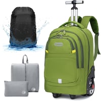 SPAHER Lopásbiztos Gurulós Hátizsák 45x36x20 cm easyJet Kézipoggyász Méretű 14 Colos Laptop Táska Vízálló Kerekekkel Utazáshoz Férfiaknak Nő 1