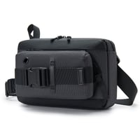 SPAHER Vodoodbojna torba za prsa - Unisex crossbody torba za rame, 5L, kompatibilna s iPad/tabletima, siva, za planinarenje, putovanja 1