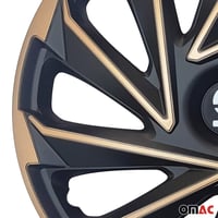 Set capace jante Sparco Varese - 14 inchi - Auriu/Negru - 4 bucăți 8