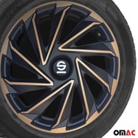 Set capace jante Sparco Varese - 14 inchi - Auriu/Negru - 4 bucăți 6