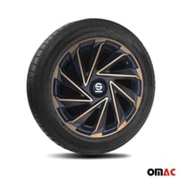 Set capace jante Sparco Varese - 14 inchi - Auriu/Negru - 4 bucăți 5