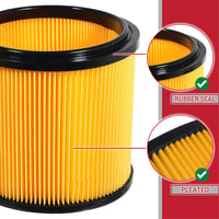 Spares2go Nedves-száraz szűrő Lidl Parkside PNTS 1250 1300 1400 1500 porszívóhoz 4
