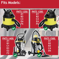 Spares2go Nedves-száraz szűrő Lidl Parkside PNTS 1250 1300 1400 1500 porszívóhoz 2