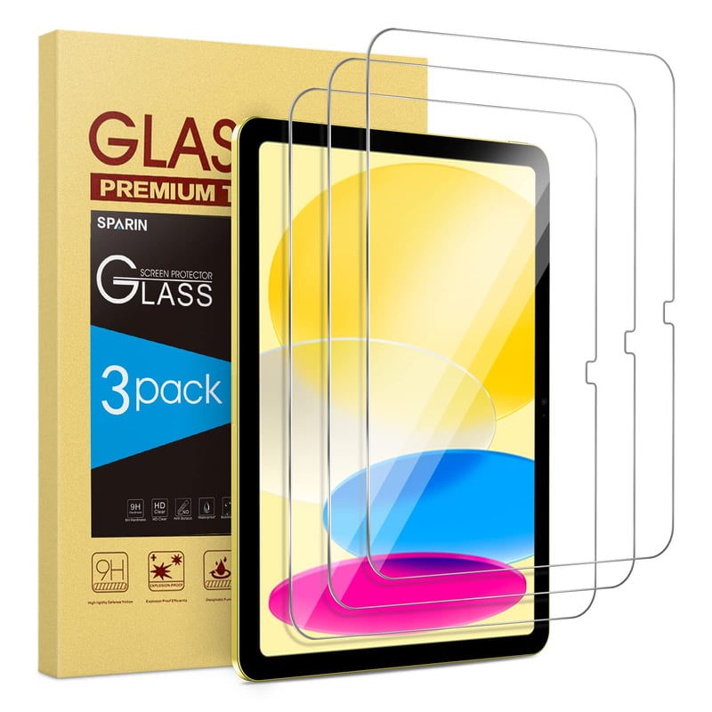 Folie de protecție pentru ecran SPARIN pentru iPad generația 11 și iPad generația 10 - pachet de 3 bucăți