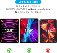 Folie de protecție din sticlă securizată SPARIN pentru iPad Pro 12.9" (2018-2022) - 2 bucăți 2