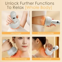 Aparat de masaj anticelulitic Sparklenut cu drenaj limfatic, 9 trepte de intensitate, ventuză cu vacuum pentru spate, gât, picioare și Gua Sha 7