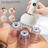 Aparat de masaj anticelulitic Sparklenut cu drenaj limfatic, 9 trepte de intensitate, ventuză cu vacuum pentru spate, gât, picioare și Gua Sha 8