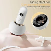 Aparat de masaj anticelulitic Sparklenut cu drenaj limfatic, 9 trepte de intensitate, ventuză cu vacuum pentru spate, gât, picioare și Gua Sha 6