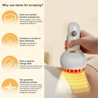 Aparat de masaj anticelulitic Sparklenut cu drenaj limfatic, 9 trepte de intensitate, ventuză cu vacuum pentru spate, gât, picioare și Gua Sha 5