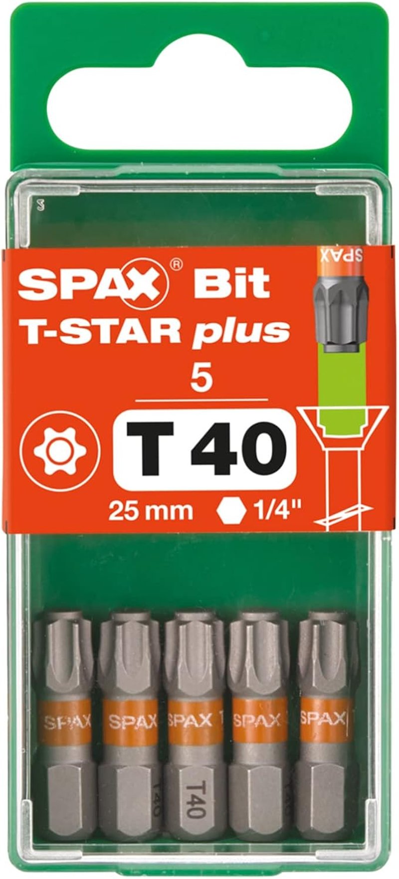 SPAX T-Star Plus Csavarozó Bit Készlet Professzionális Használatra