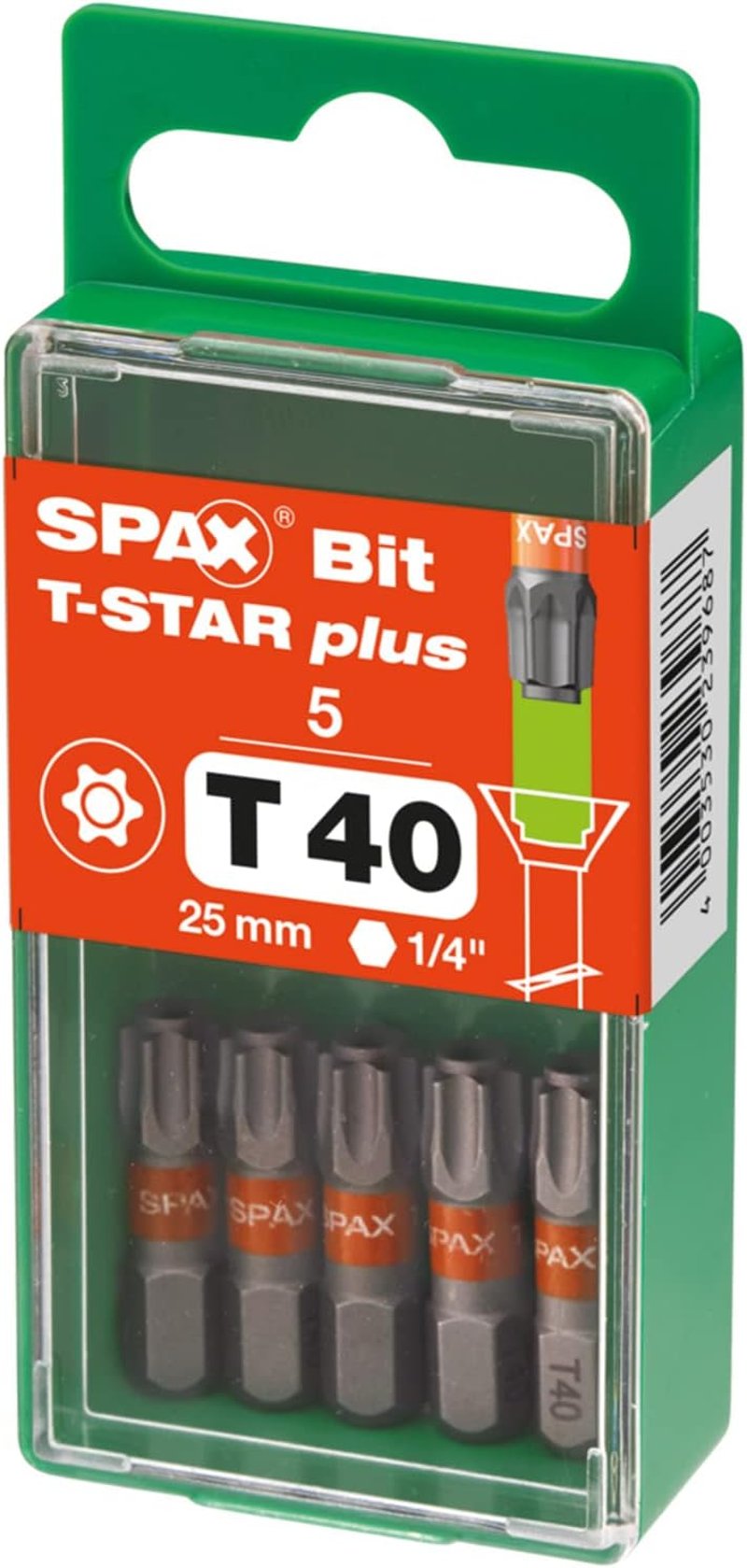 SPAX T-Star Plus Csavarozó Bit Készlet Professzionális Használatra