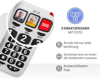SPC Comfort Numbers 2 Időseknek Nagy Gombos Vezetékes Telefon Fotóval 3