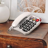 SPC Comfort Numbers 2 Időseknek Nagy Gombos Vezetékes Telefon Fotóval 6