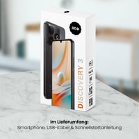Smartfón SPC Discovery 3 6,8" IPS 120Hz 128GB úložisko 4GB RAM 50MP duálny fotoaparát NFC Android 14 5000mAh rýchle nabíjanie Dark Matter 8