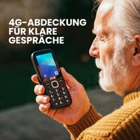 Mobilný telefón pre seniorov SPC Fortune 2 Max 4G s nabíjacím stojanom, 2,4-palcovým displejom, veľkými tlačidlami, hlasitosťou zvonenia 104 dB, SOS funkciou, čierny 5