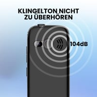 Mobilný telefón pre seniorov SPC Fortune 2 Max 4G s nabíjacím stojanom, 2,4-palcovým displejom, veľkými tlačidlami, hlasitosťou zvonenia 104 dB, SOS funkciou, čierny 4