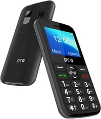 SPC Fortune 2 nagy gombos senior mobiltelefon USB-C töltőállomással - fekete 5