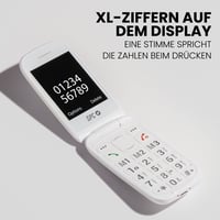 Mobilný telefón pre seniorov SPC Harmony 2 s veľkými tlačidlami, 4G, biely – zariadenie navrhnuté pre seniorov 3