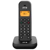Bezdrôtový telefón SPC KEOPS s displejom a telefónnym zoznamom, čierny 1