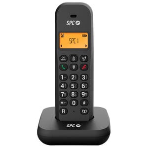 Bežični telefon SPC KEOPS sa zaslonom i telefonskim imenikom, crni