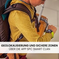 Detské inteligentné hodinky SPC Smartee 4G Junior s GPS a videohovorom – modro-čierny dvojitý remienok 3