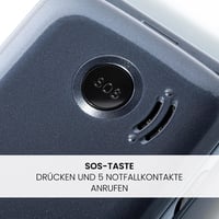 SPC Stella 3 4G preklopni mobitel prilagođen starijim osobama, velike tipke, SOS tipka, zaslon od 2,4 inča, crni — neispravan (stanje: vidi 2. sliku) 9