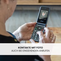 SPC Stella 3 4G preklopni mobitel prilagođen starijim osobama, velike tipke, SOS tipka, zaslon od 2,4 inča, crni — neispravan (stanje: vidi 2. sliku) 6