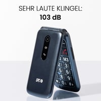 SPC Stella 3 4G preklopni mobitel prilagođen starijim osobama, velike tipke, SOS tipka, zaslon od 2,4 inča, crni — neispravan (stanje: vidi 2. sliku) 7