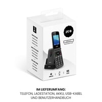 SPC Stella 3 4G preklopni mobitel prilagođen starijim osobama, velike tipke, SOS tipka, zaslon od 2,4 inča, crni — neispravan (stanje: vidi 2. sliku) 10
