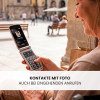 Skladací mobilný telefón pre seniorov SPC Stella 3 4G, veľké tlačidlá, SOS tlačidlo, nabíjacia stanica, červená farba 5